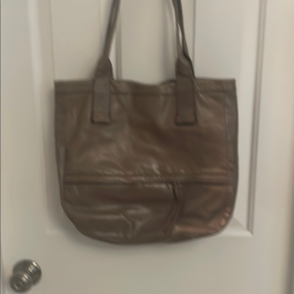 HOBO Classic Tan Leather Tote Bag